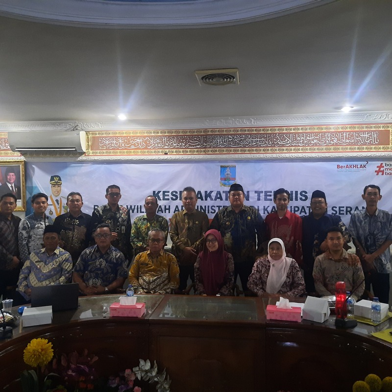 Batas Wilayah Kab Serang
Kesepakatan Teknis